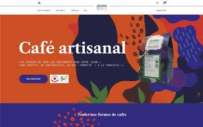 Site e-commerce de vente en ligne de cafés torréfiés en France. Café bio artisanal.