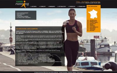 Site de la franchise des boutiques de sport spécialisées en trail, running, randonnée