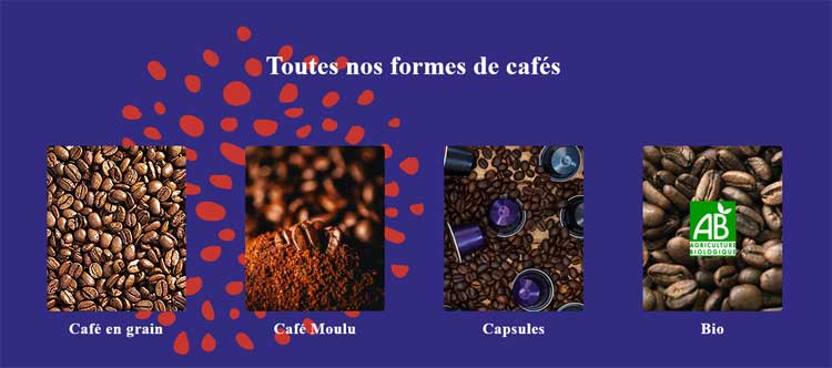 Boutique Prestashop café torréfié en France